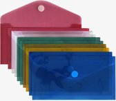Dossiers de documents ACROPAQ - Restez organisé avec 10 dossiers de documents A5 - Fermeture Fermetures velcro sécurisée - Gamme de couleurs