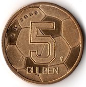 5 Gulden EK 2000 Proof: EK Vijfje