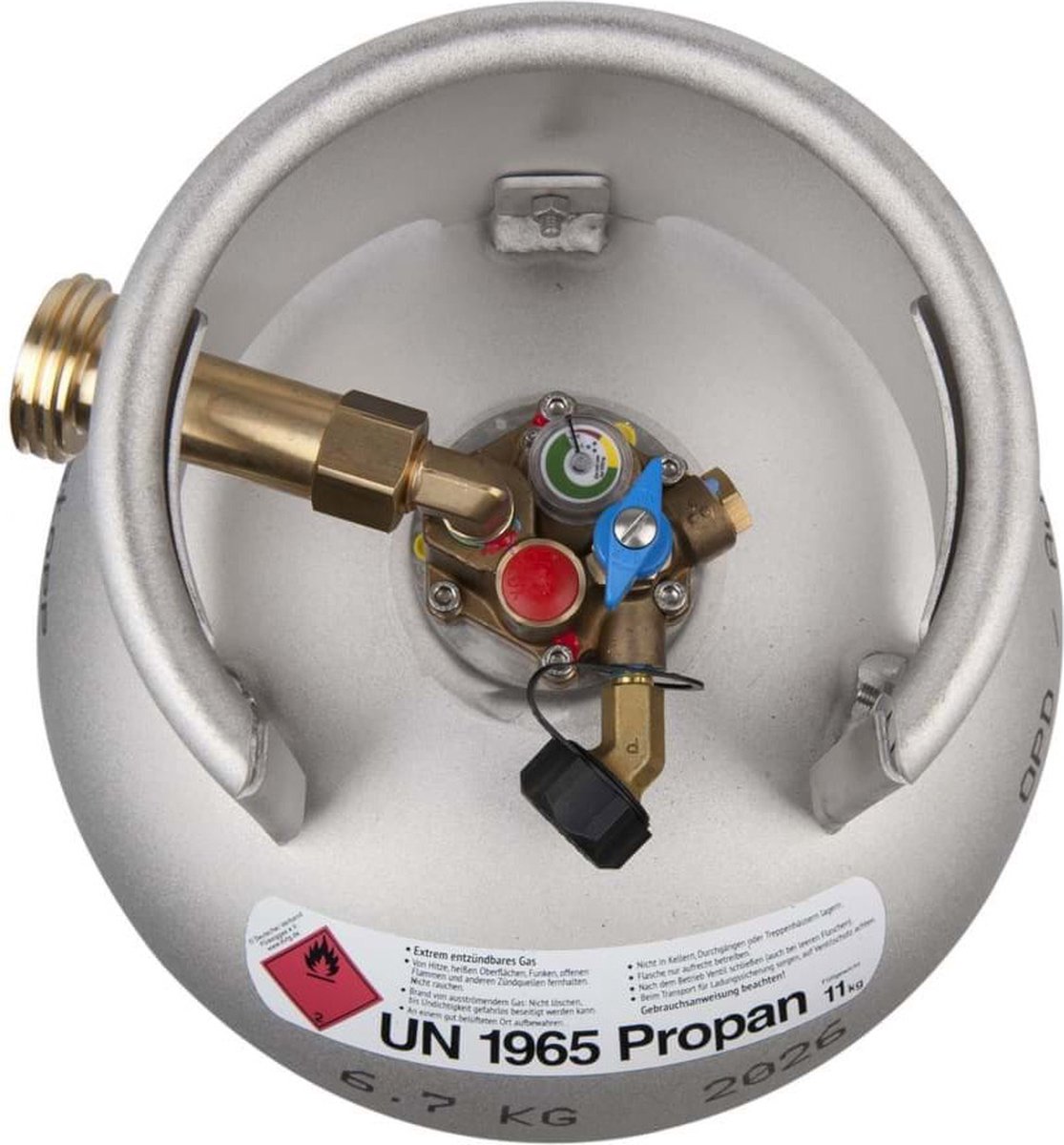 LPG fles 27L aluminium haakse ACME