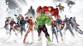 Fotobehang - Avengers Unite 500x280cm - Vliesbehang