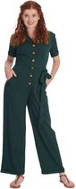 Banned - Pleased As Punch Jumpsuit - M - Groen