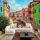 Papier peint photo - Canal coloré à Burano.
