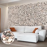 Fotobehangkoning - Behang - Vliesbehang - Fotobehang Kiezelstenen - Stone Charm - 300 x 210 cm