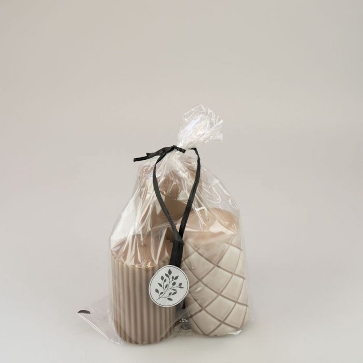 Branded By - Kaars giftbag - 3 stuks - moonlight - cadeauverpakking
