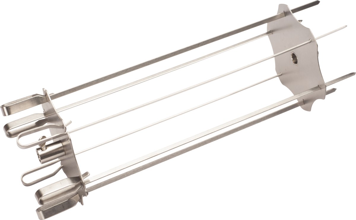 BBQ Rotisserie Kebab spiezen set (universele set geschikt voor de