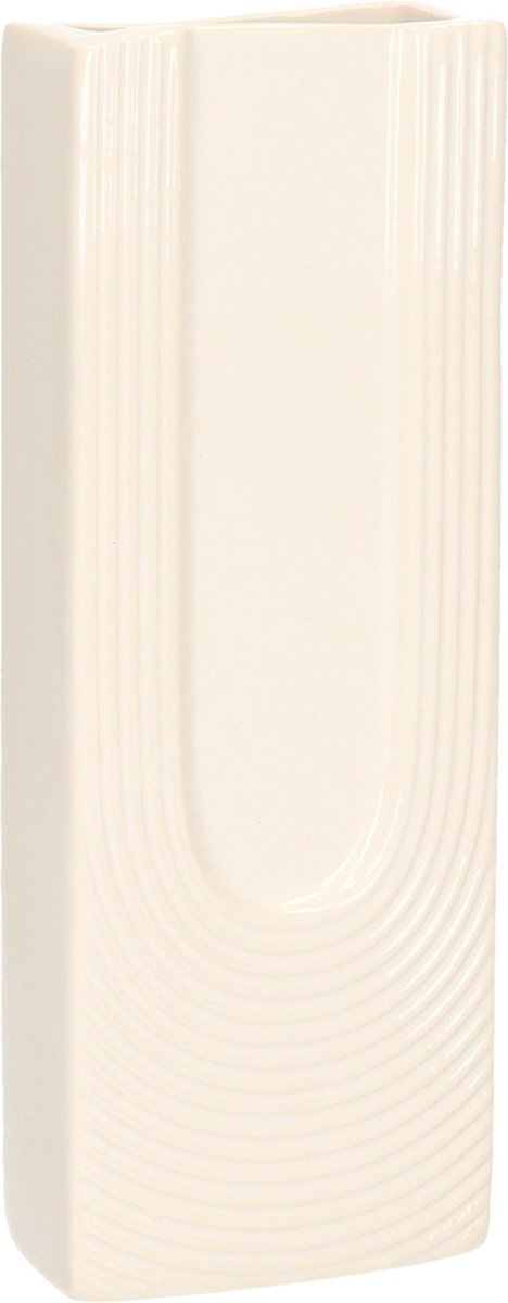 Gerimport Waterverdamper - warm wit - keramiek - 400 ml - radiatorbak luchtbevochtiger - 7,4 x 18,6 cm