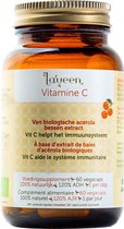 Laveen Vitamine C met BIO Acerola - 60 vcaps | vegan | 100% natuurlijk en bio gecertificeerd