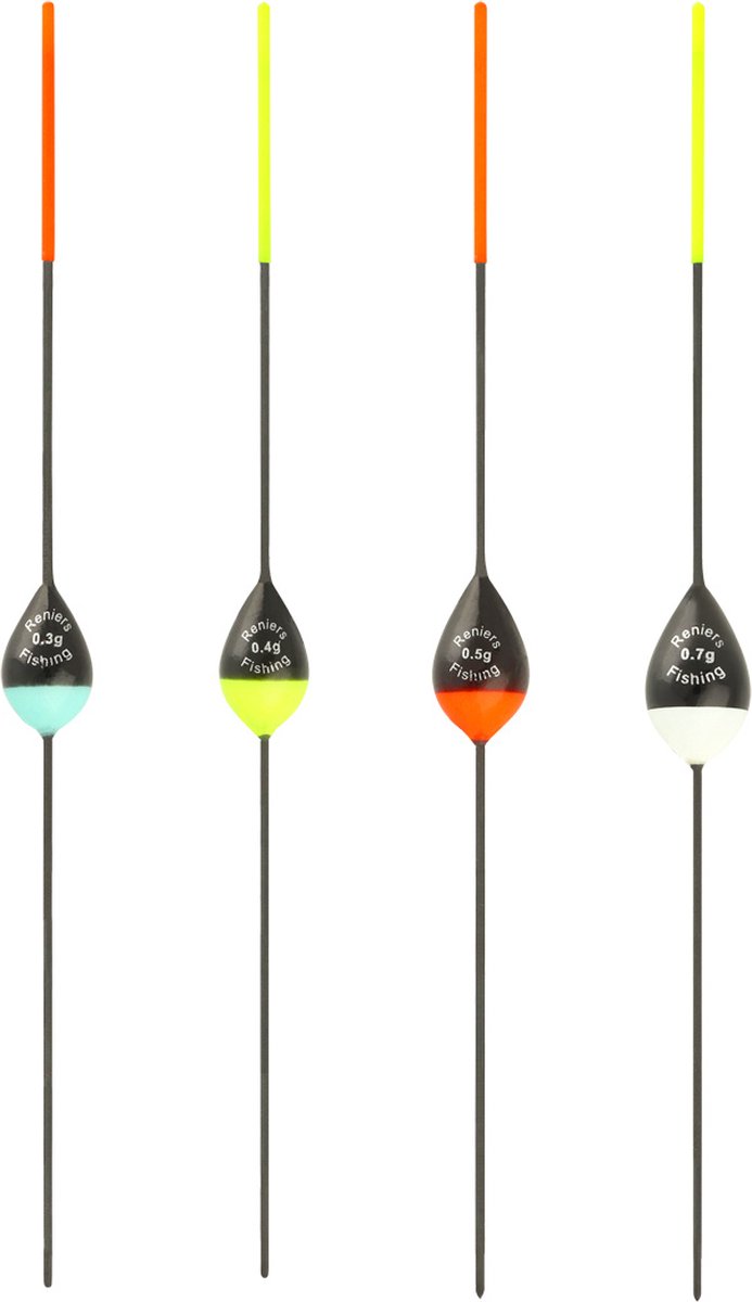 Reniers Fishing dobber RF P8 - Kleur: geel,Maat: 0.40g