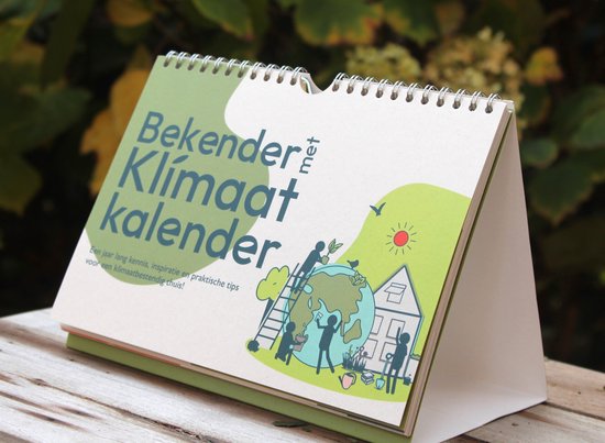 Bekender met Klimaat-kalender - weekkalender over duurzaamheid - hergebruik - klimaatverandering - tips voor huis en tuin