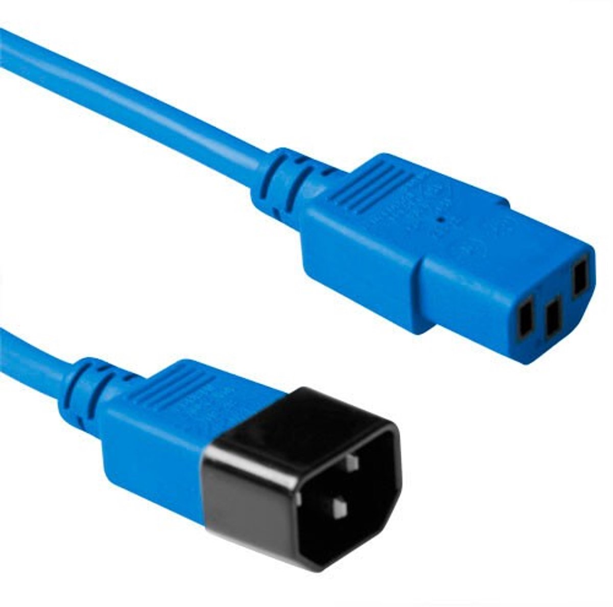 ACT Netsnoer C13 - C14 blauw 1,2 m AK5109