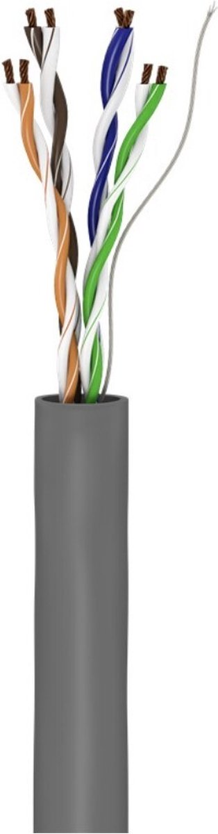 Wentronic CAT5E Netwerkkabel - RJ45 - Grijs - 305 m
