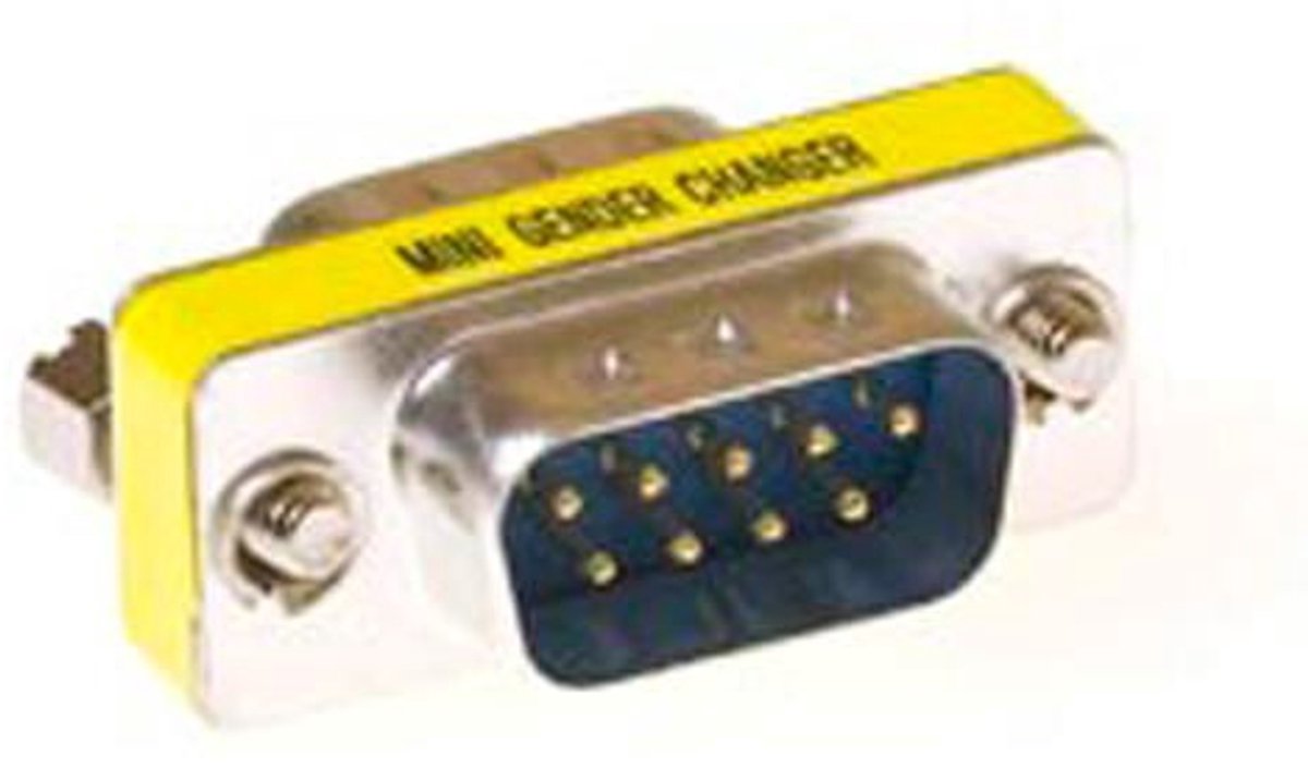 Image of ACT D-sub Adapter 9 polig male naar 9 polig male AB9013