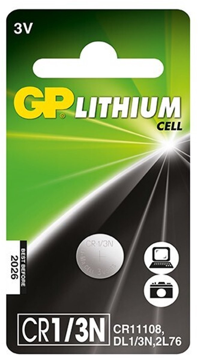 GP Batteries Lithium Cell CR1/3N Single-use battery 3 V