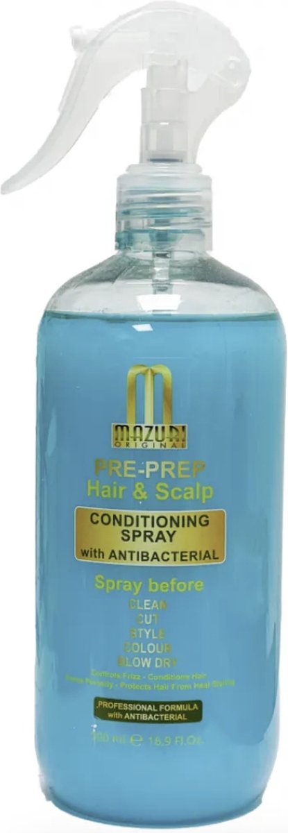 Mazuri - Pre-Prep Hair & Scalp Conditioning Spray 500ml