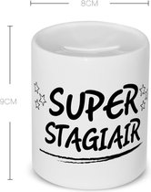 Akyol - super stagiair Spaarpot - Stagiair - beste stagiair - werk - afscheidscadeau - verjaardagscadeau - kado - 350 ML inhoud