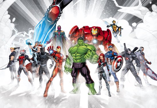 Fotobehang – Avengers Unite 368x254cm – Papierbehang