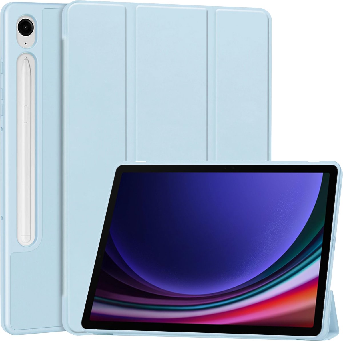 JUST IN CASE TriFold Case voor Apple iPad 2025 (11th Gen) / iPad 2022 (10th Gen) | Zwart