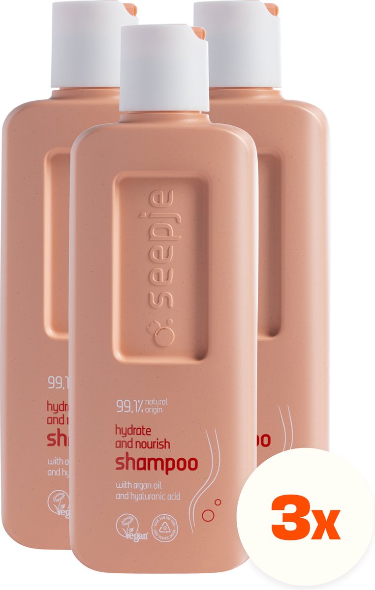 Seepje Shampoo - Hydrate and Nourish - Natuurlijke Ingredienten - 3 x 300ML