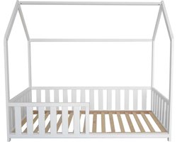 Prénatal Peuterbed Huisje 70x140 - Kinderbed - Ledikant - Bed Babykamer - White