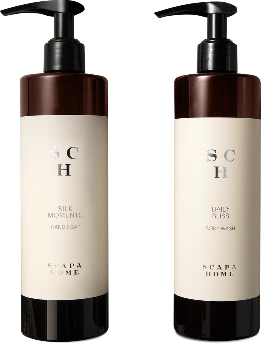 Scapa Home - Body Wash + Handzeep -400ml - Luxe Pompfles