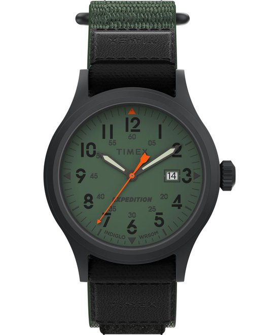 Timex Expedition Scout TW4B29800 Horloge - Textiel - Groen - Ø 40 mm