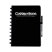 Correctbook Original A4 Ink Black - Blanco - Uitwisbaar / Whiteboard Notitieboek