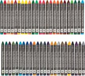 Crelando® Set de Craie pastel aquarelle 48 pièces - Pigments de couleur de haute qualité