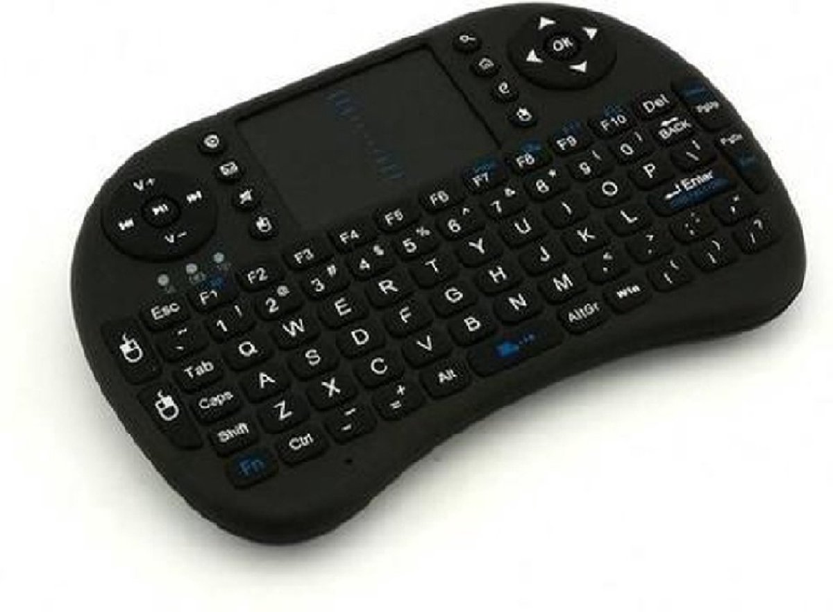 Mini Keyboard - Toetsenbord voor o.a. PC - Raspberry PI / Smart Phone - Draadloos toetsenbord - Mouse + Touchpad - Wireless -