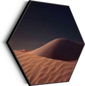 Akoestisch Schilderij De woestijn Hexagon Basic M (60 X 52 CM) - Akoestisch paneel - Akoestische Panelen - Akoestische wanddecoratie - Akoestisch wandpaneel