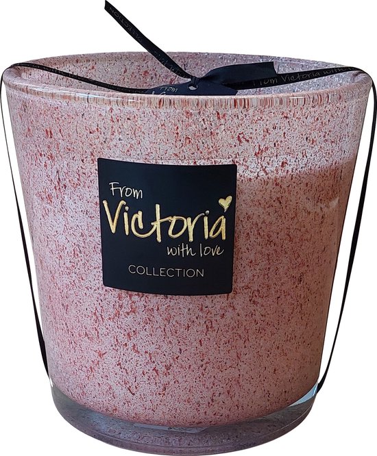Bougie Victoria avec amour - Granit - Pink - taille L