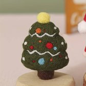 DIY naaisetje - knutselpakketje - vilt - naaien - hobbypakket - KERSTBOOM - zelf maken - creatief - kerst knutselen - met handleiding