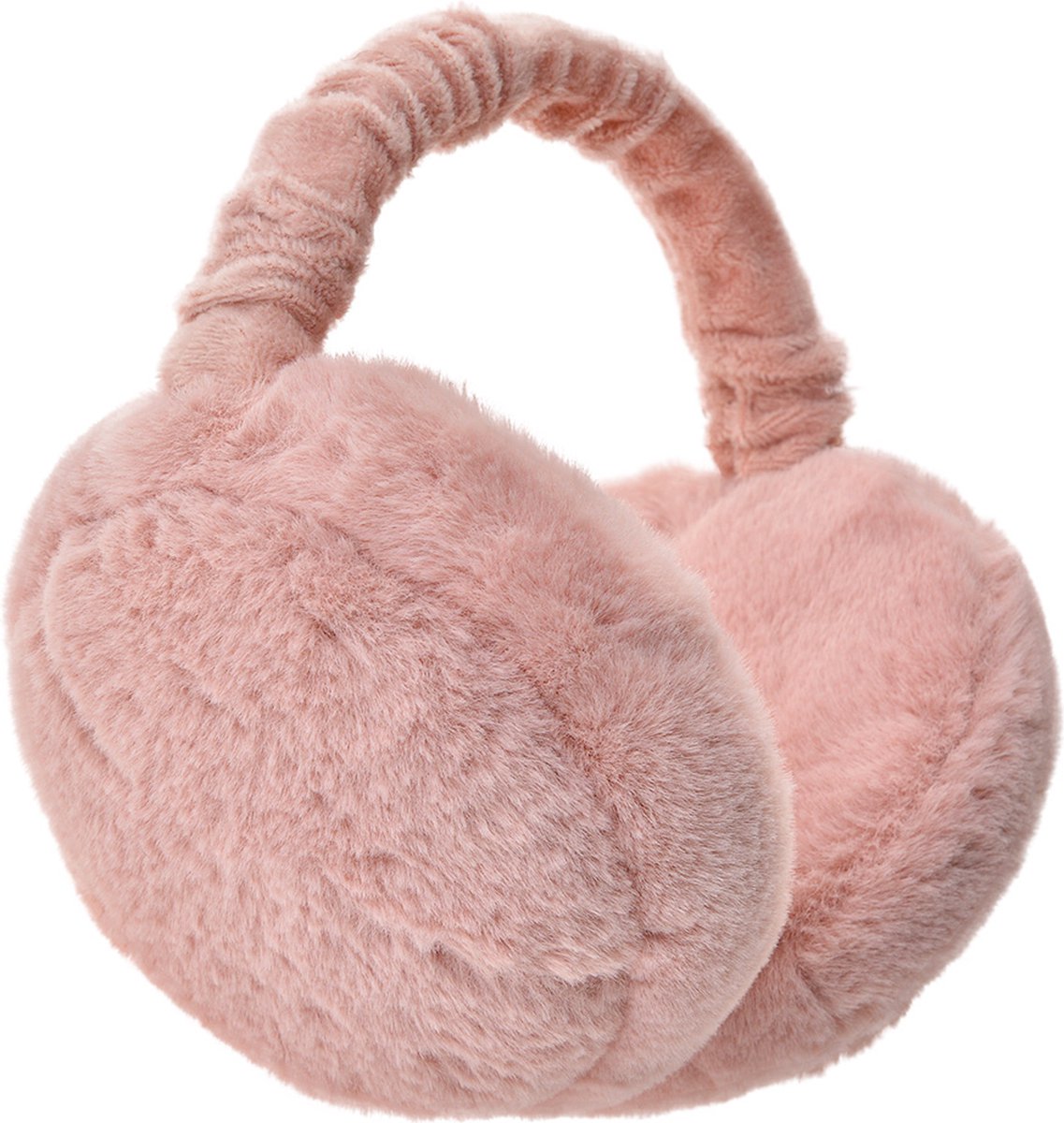 Clayre & Eef Oorwarmers one size Roze Polyester