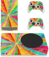 Xbox Series S - Console Skin - Vivid Fusion - Console Sticker - 1 console en 2 controller stickers