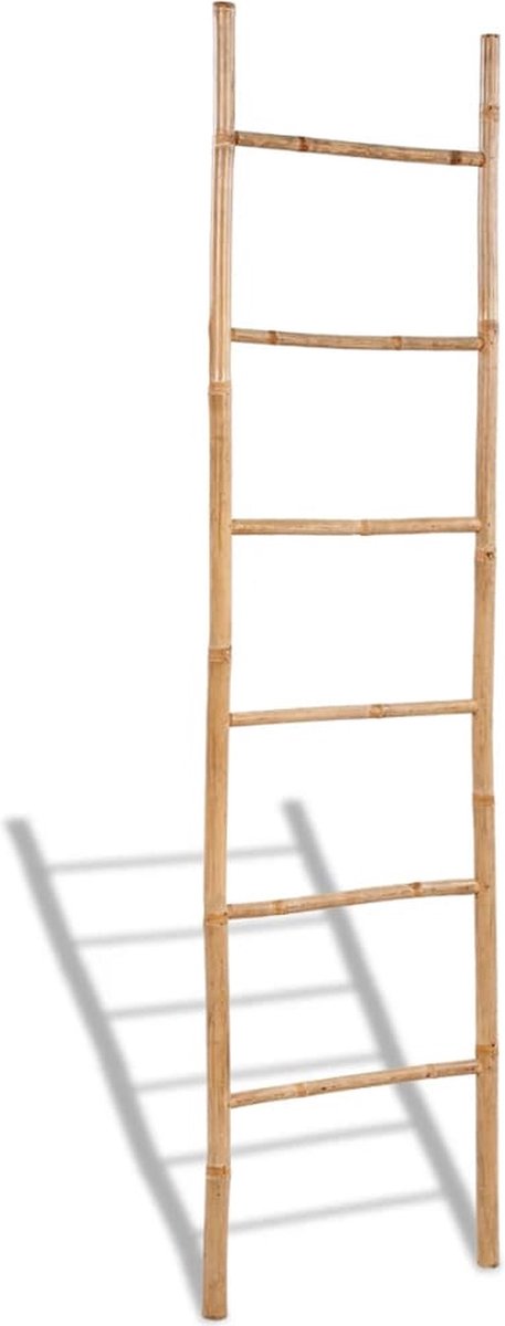 ST Brands - Handdoek Ladder - Bamboo - 6 Delig - 190 CM Hoog