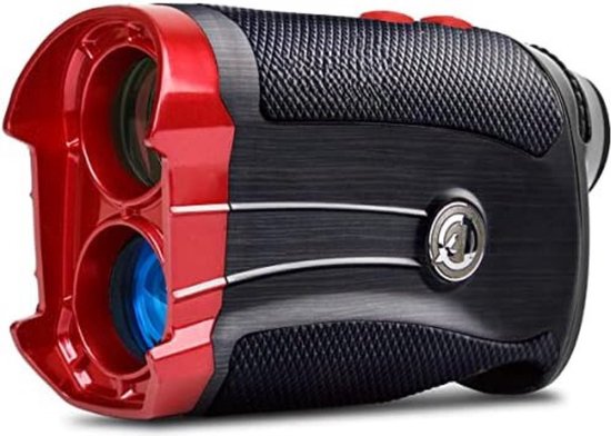 Foto: Afstandsmeter golf rangefinder golf accessoires zwart rood