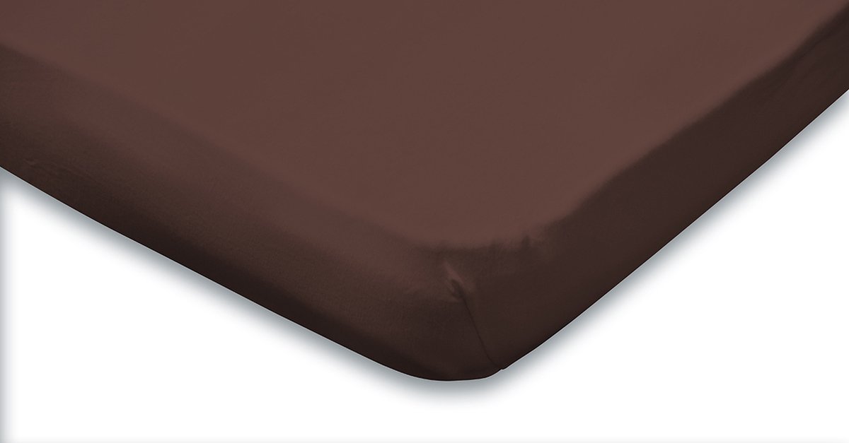Eleganzzz Hoeslaken Topper Jersey Stretch Bruin Hoeslaken 90x210 220cm 100x200cm Eenpersoons 100% Katoen Topper Hoeslakens