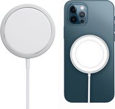 Venneweide - MagSafe - Chargeur sans fil - Chargeur sans fil 15 W - Qi pour Apple iPhone 12 / 13 / 14 / 15 avec câble USB-C - Chargeur magnétique - sans fil