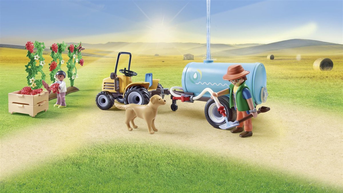 PLAYMOBIL Country Tractor met aanhanger en watertank - 71442 — afbeelding 4