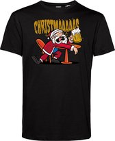 T-shirt Drunk Christmaaaas | Foute Kersttrui Dames Heren | Kerstcadeau | Kerstpakket | Zwart | maat 4XL