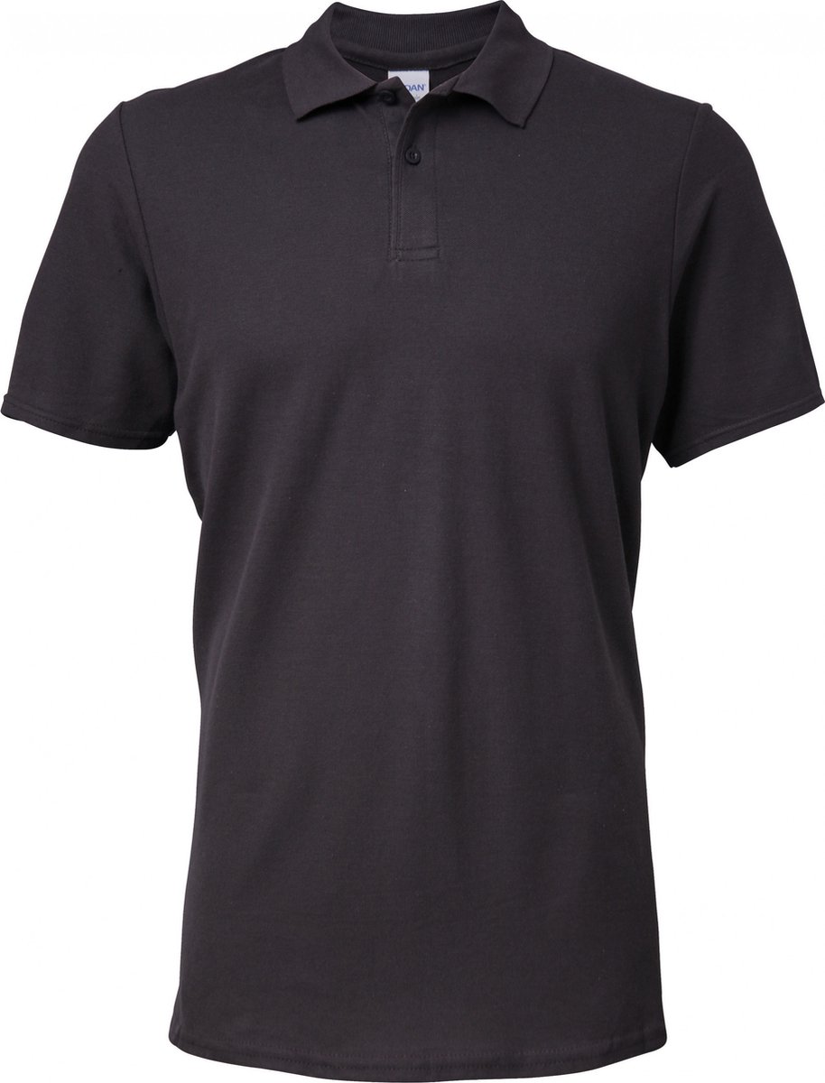 Gildan - Softstyle Piqué Polo - Charcoal (Solid) maat XL