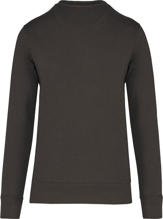 Sweatshirt Kind 10/12 Y (10/12 ans) Kariban Ronde hals Lange mouw Dark Grey 85% Katoen, 15% Polyester