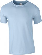 T-shirt Heren 3XL Gildan Ronde hals Korte mouw Light Blue 100% Katoen