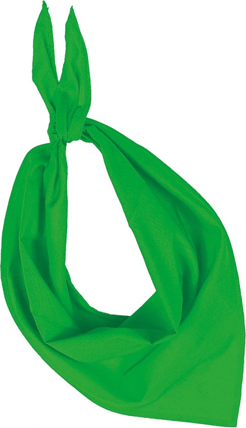 Bandana Unisex One Size K-up Green 80% Polyester, 20% Katoen