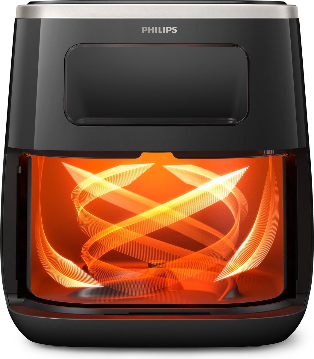 Afbeelding 3 van Philips Airfryer 3000 Series - HD9257/88 - 5,6 liter (XL) – Heteluchtfriteuse – 13 in 1 kookfuncties - Quickclean - Met venster