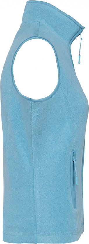 Kariban Bodywarmer en micropolaire dames K906 - Bleu nuageux chiné - 4XL