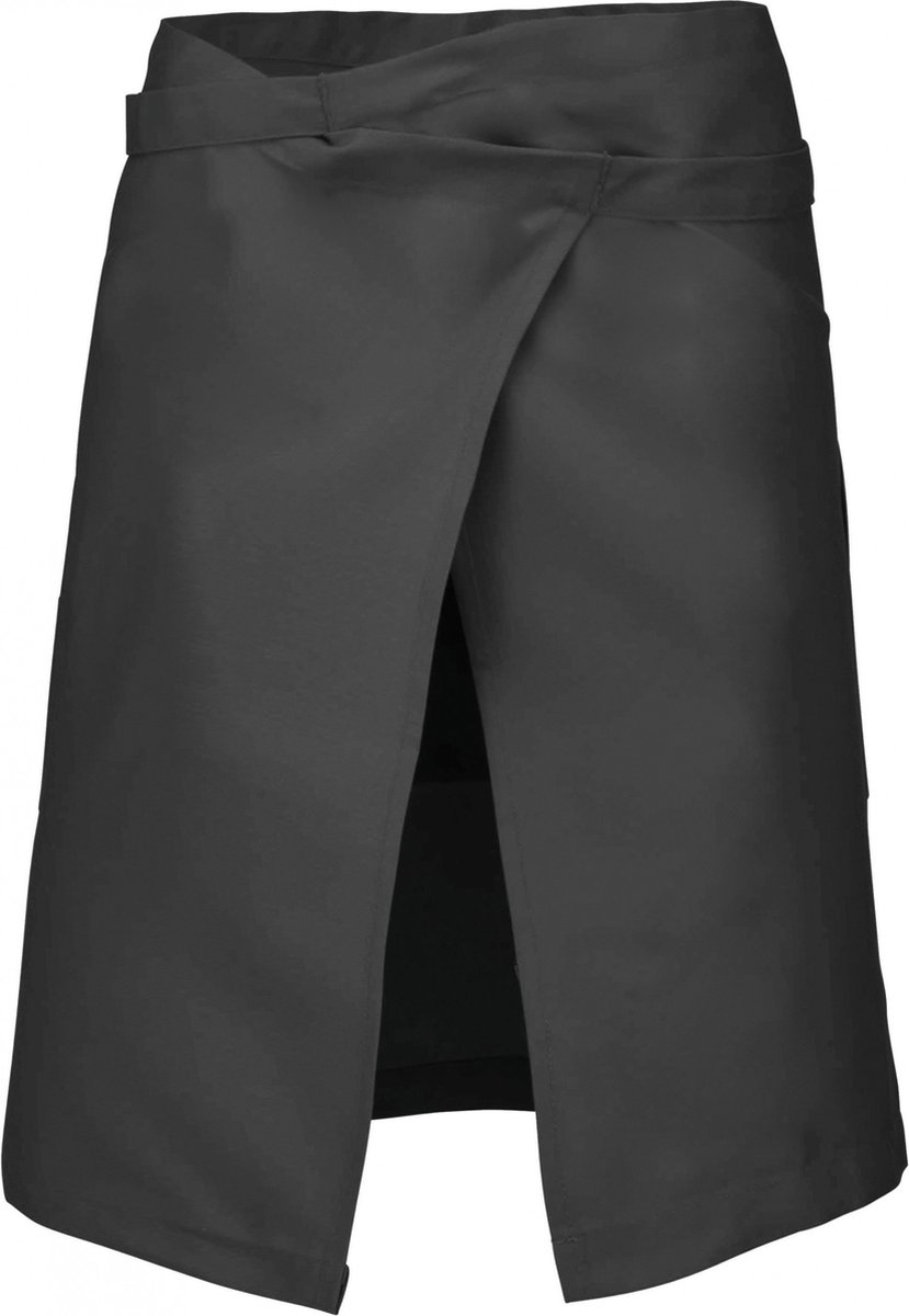 Schort/Tuniek/Werkblouse Unisex One Size Kariban Dark Grey 65% Polyester, 35% Katoen