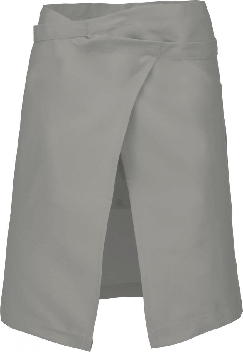 Schort/Tuniek/Werkblouse Unisex One Size Kariban Light Grey 100% Katoen