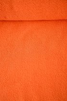 Badstof uni katoen oranje 1 meter - modestoffen voor naaien - stoffen Stoffenboetiek