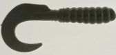 4x Twister enkel 9cm - 3,5 inch in de kleur black