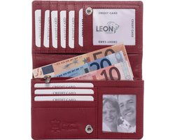 Portemonnee - Portemonnee dames - Portefeuille dames - Beurs - Dames portemonnee - Dames portemonnee leer - Cadeau - Vrouwen cadeautjes - Cadeau voor vrouw - Kado vrouwen - Kado vrouwen verjaardag - Cadeau voor vriendin - Voor haar - Cadeau voor mama